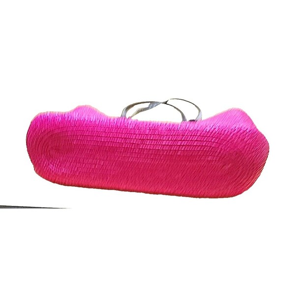 Magid Women's Handbag: Hot Pink Beach Theme, Large Size, Lightweight - Picture 3 of 5